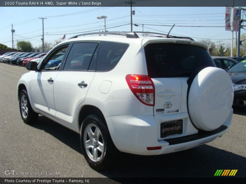Super White / Sand Beige 2010 Toyota RAV4 I4 4WD
