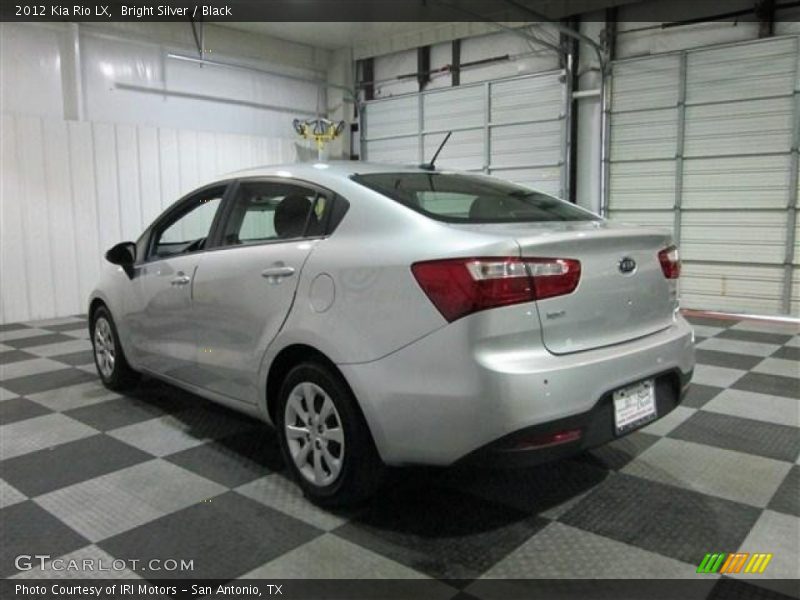 Bright Silver / Black 2012 Kia Rio LX