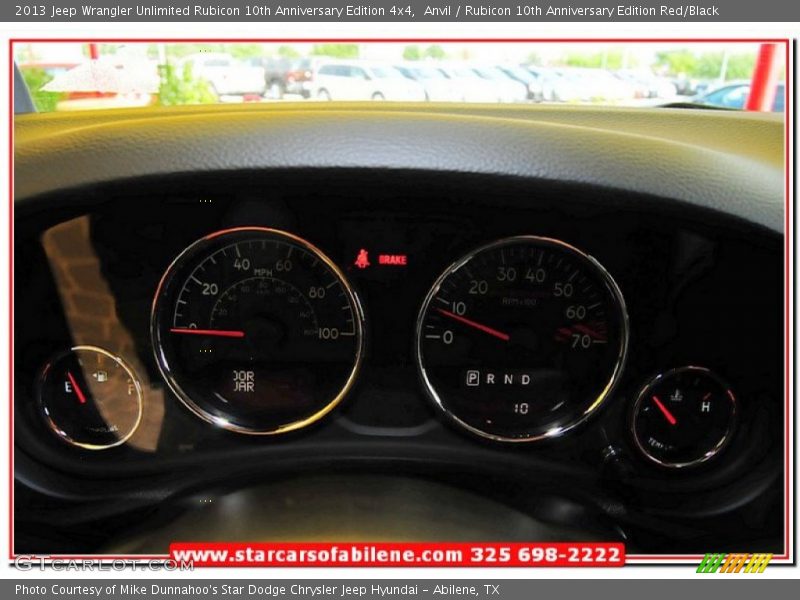 Anvil / Rubicon 10th Anniversary Edition Red/Black 2013 Jeep Wrangler Unlimited Rubicon 10th Anniversary Edition 4x4