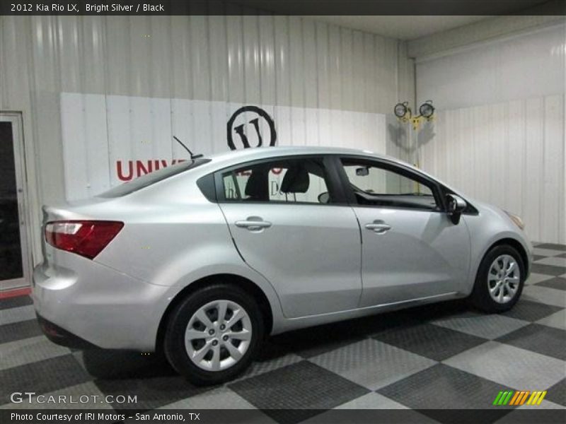 Bright Silver / Black 2012 Kia Rio LX