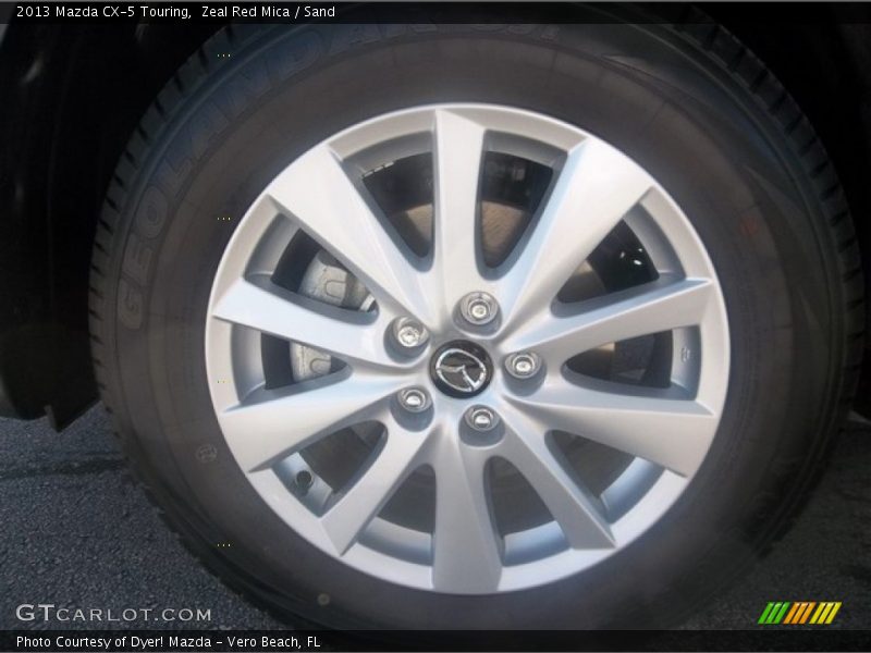 Zeal Red Mica / Sand 2013 Mazda CX-5 Touring