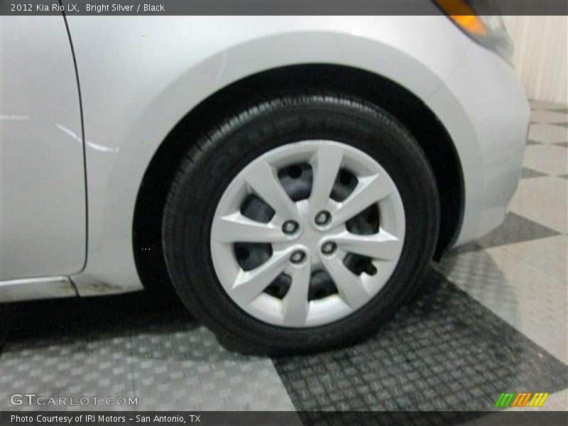 Bright Silver / Black 2012 Kia Rio LX