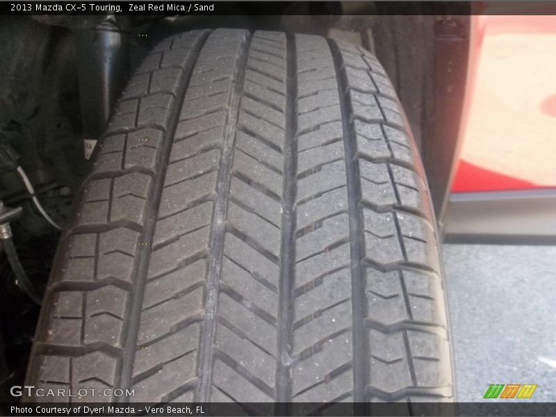 Zeal Red Mica / Sand 2013 Mazda CX-5 Touring