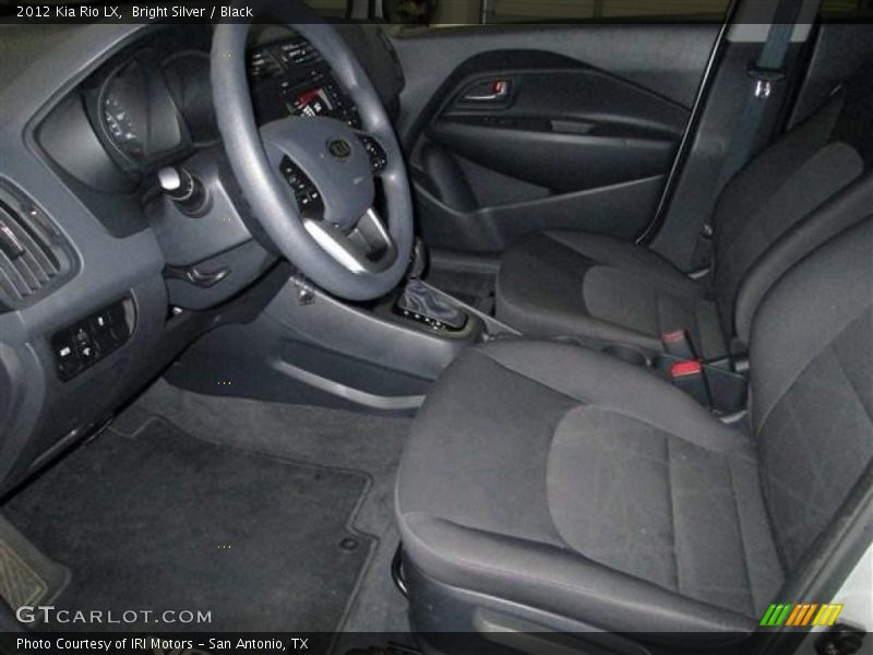 Bright Silver / Black 2012 Kia Rio LX