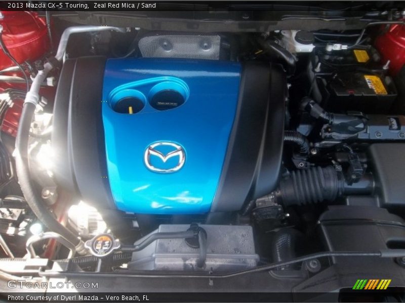 Zeal Red Mica / Sand 2013 Mazda CX-5 Touring