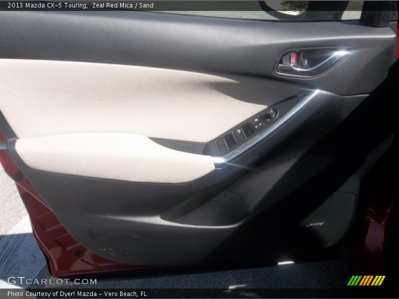 Zeal Red Mica / Sand 2013 Mazda CX-5 Touring