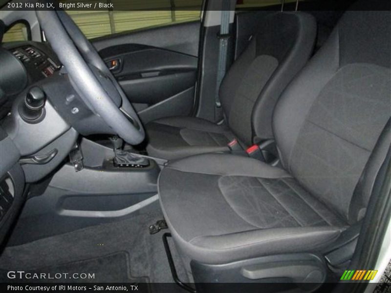 Bright Silver / Black 2012 Kia Rio LX