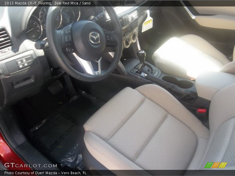 Zeal Red Mica / Sand 2013 Mazda CX-5 Touring