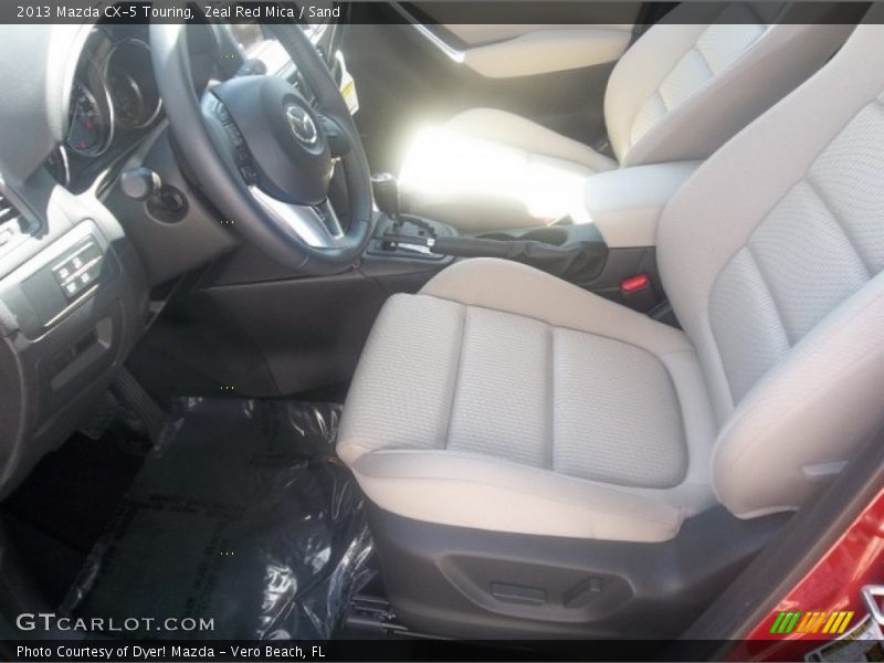 Zeal Red Mica / Sand 2013 Mazda CX-5 Touring