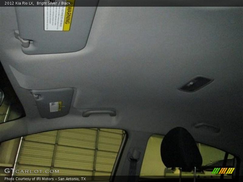 Bright Silver / Black 2012 Kia Rio LX