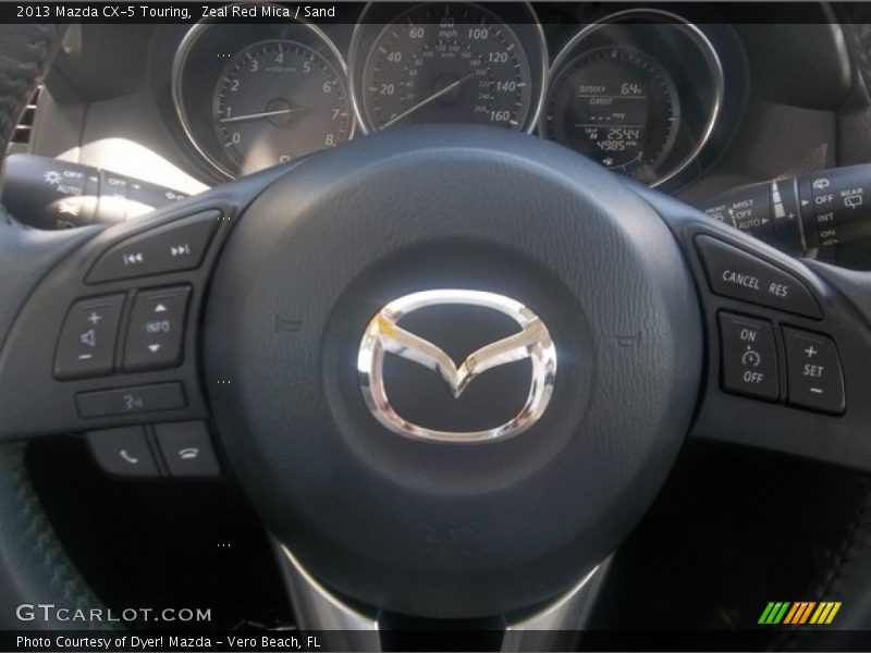 Zeal Red Mica / Sand 2013 Mazda CX-5 Touring