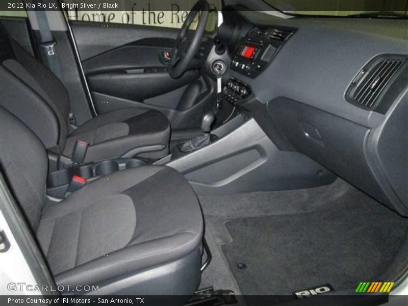 Bright Silver / Black 2012 Kia Rio LX