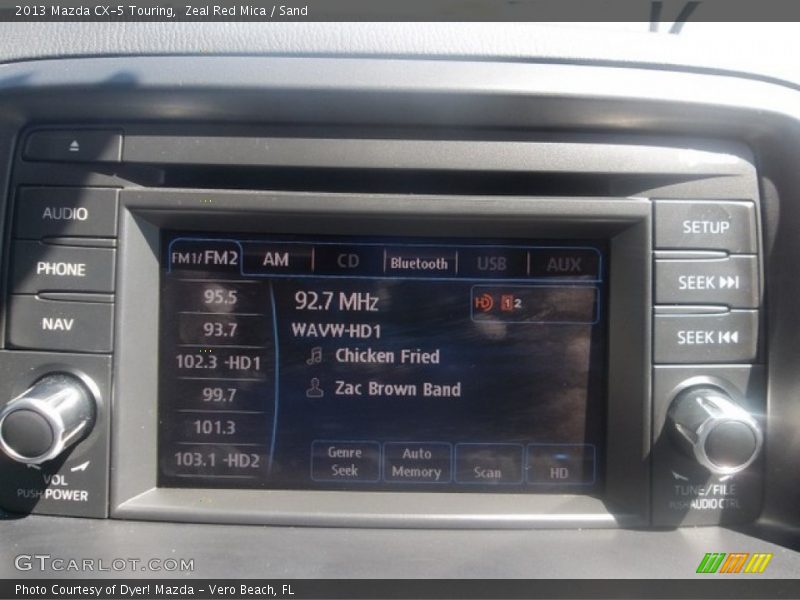 Zeal Red Mica / Sand 2013 Mazda CX-5 Touring