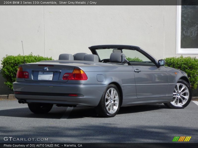 Silver Grey Metallic / Grey 2004 BMW 3 Series 330i Convertible
