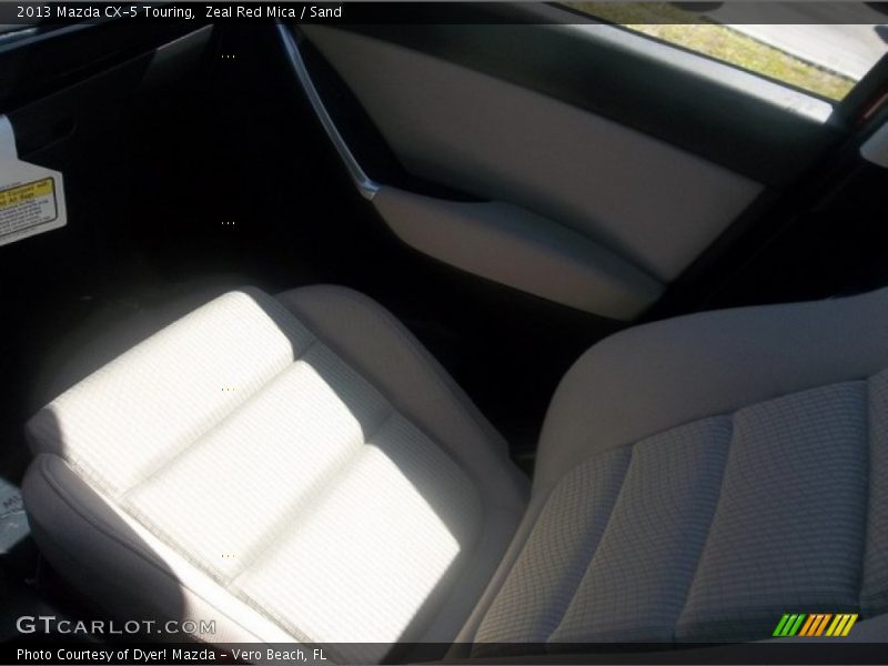 Zeal Red Mica / Sand 2013 Mazda CX-5 Touring