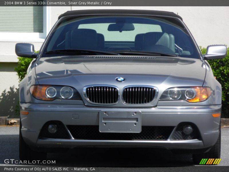Silver Grey Metallic / Grey 2004 BMW 3 Series 330i Convertible