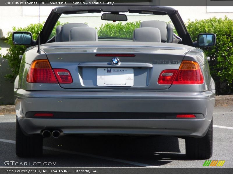 Silver Grey Metallic / Grey 2004 BMW 3 Series 330i Convertible