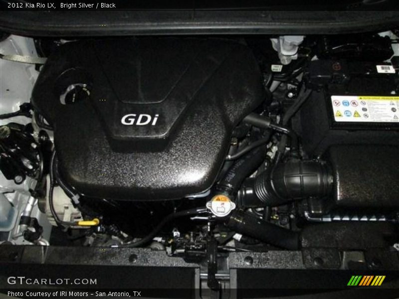 Bright Silver / Black 2012 Kia Rio LX