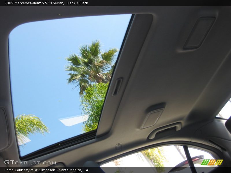 Black / Black 2009 Mercedes-Benz S 550 Sedan
