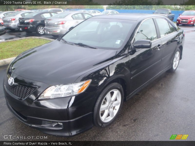 Black / Charcoal 2009 Toyota Camry SE V6