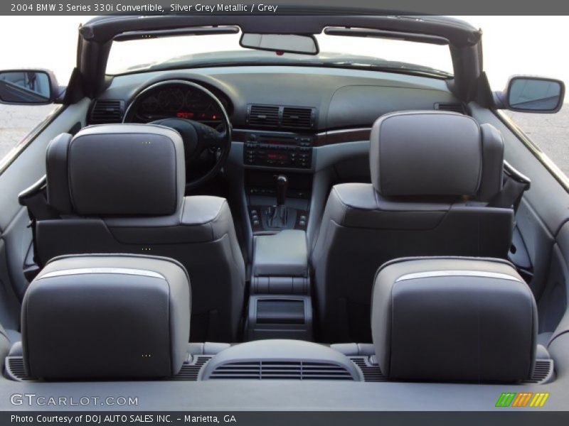 Silver Grey Metallic / Grey 2004 BMW 3 Series 330i Convertible