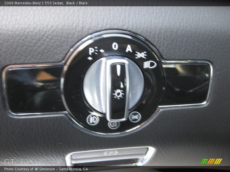 Black / Black 2009 Mercedes-Benz S 550 Sedan