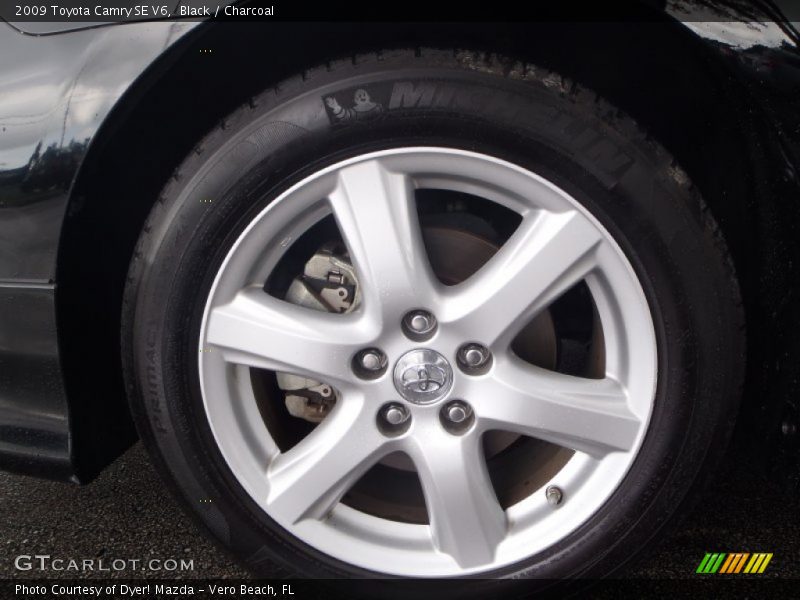 Black / Charcoal 2009 Toyota Camry SE V6