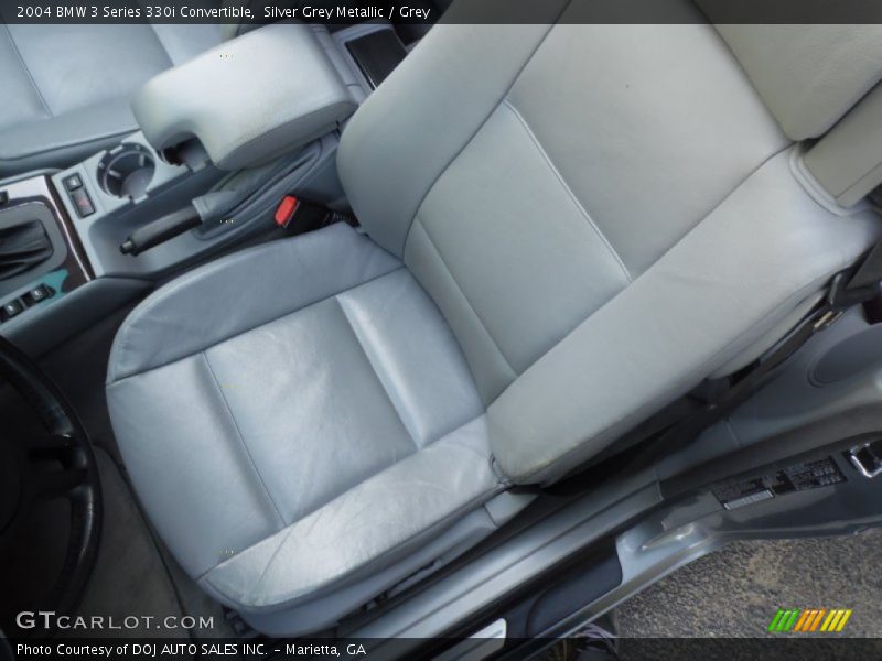 Silver Grey Metallic / Grey 2004 BMW 3 Series 330i Convertible