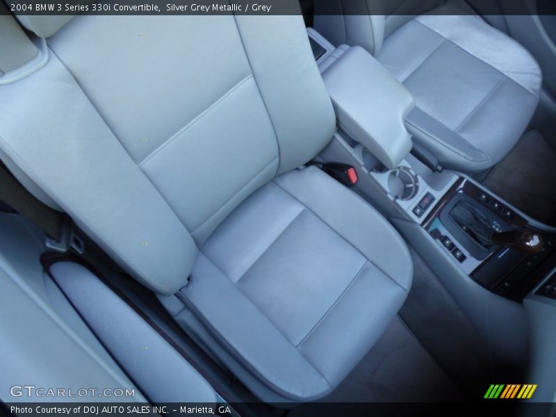 Silver Grey Metallic / Grey 2004 BMW 3 Series 330i Convertible
