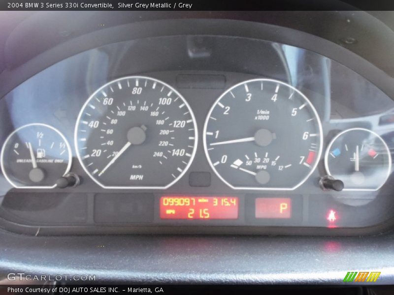  2004 3 Series 330i Convertible 330i Convertible Gauges
