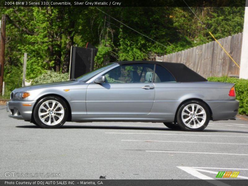 2004 3 Series 330i Convertible Silver Grey Metallic