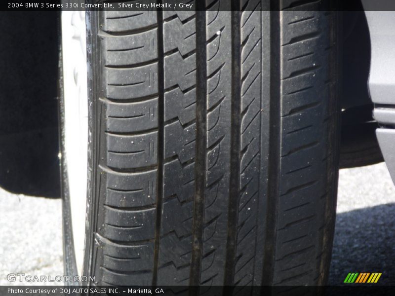 Silver Grey Metallic / Grey 2004 BMW 3 Series 330i Convertible