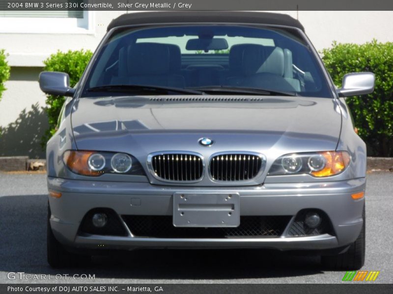 Silver Grey Metallic / Grey 2004 BMW 3 Series 330i Convertible