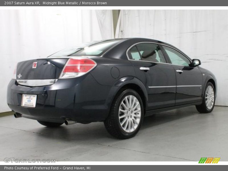 Midnight Blue Metallic / Morocco Brown 2007 Saturn Aura XR