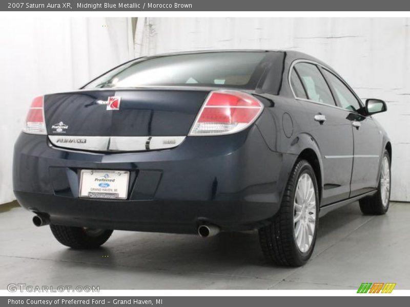 Midnight Blue Metallic / Morocco Brown 2007 Saturn Aura XR