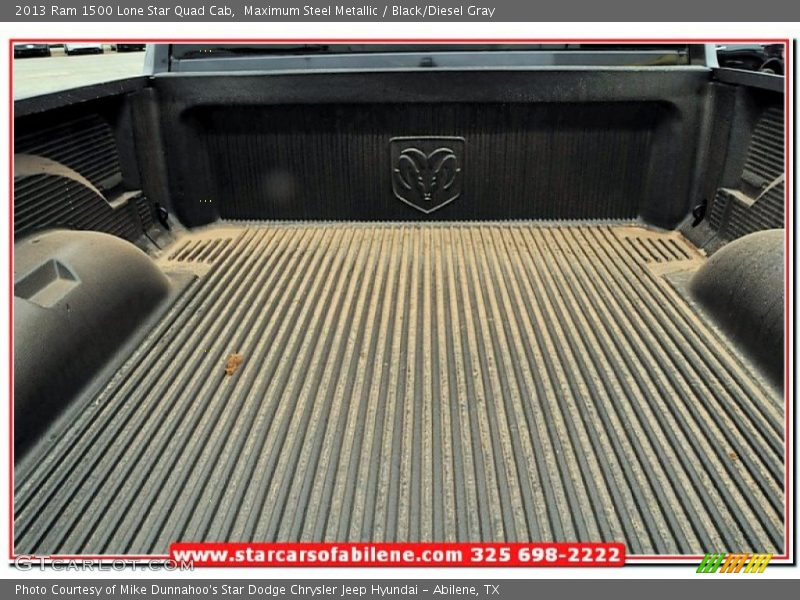 Maximum Steel Metallic / Black/Diesel Gray 2013 Ram 1500 Lone Star Quad Cab
