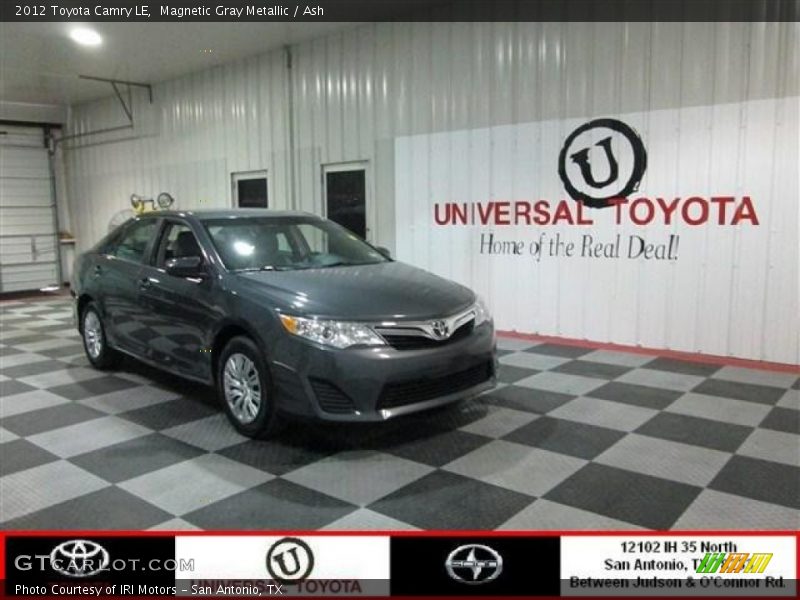 Magnetic Gray Metallic / Ash 2012 Toyota Camry LE
