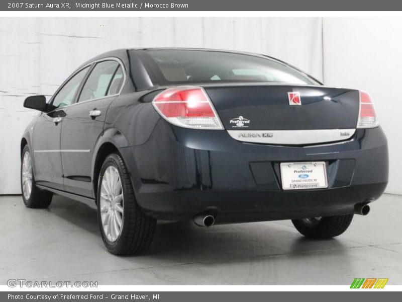 Midnight Blue Metallic / Morocco Brown 2007 Saturn Aura XR
