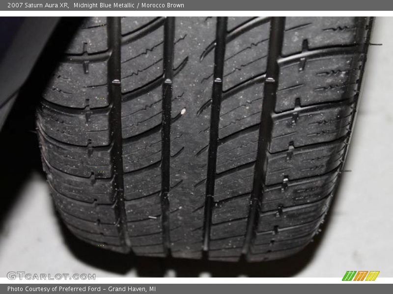 Midnight Blue Metallic / Morocco Brown 2007 Saturn Aura XR