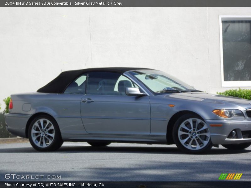 Silver Grey Metallic / Grey 2004 BMW 3 Series 330i Convertible