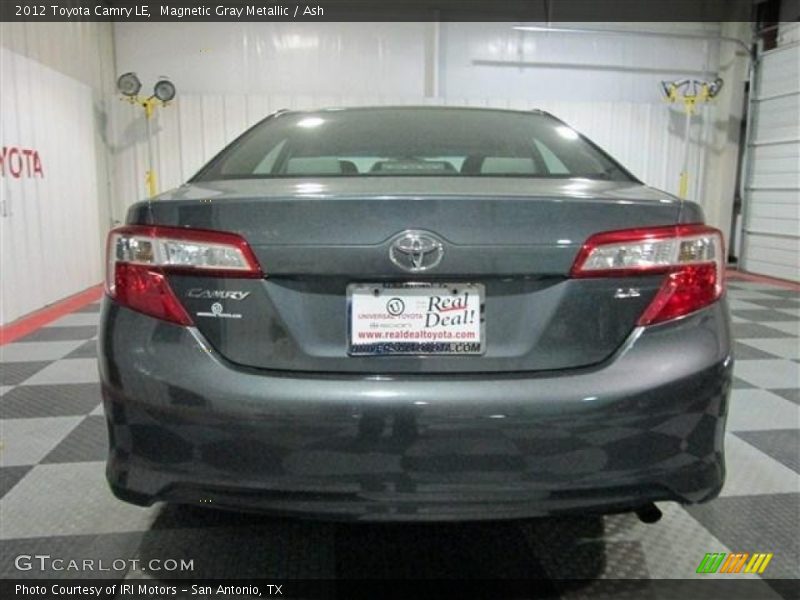 Magnetic Gray Metallic / Ash 2012 Toyota Camry LE