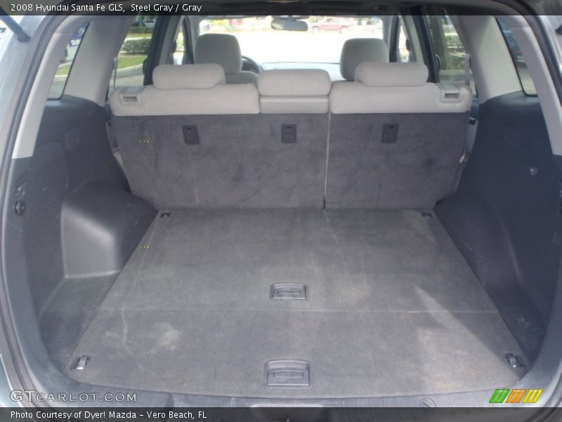 Steel Gray / Gray 2008 Hyundai Santa Fe GLS