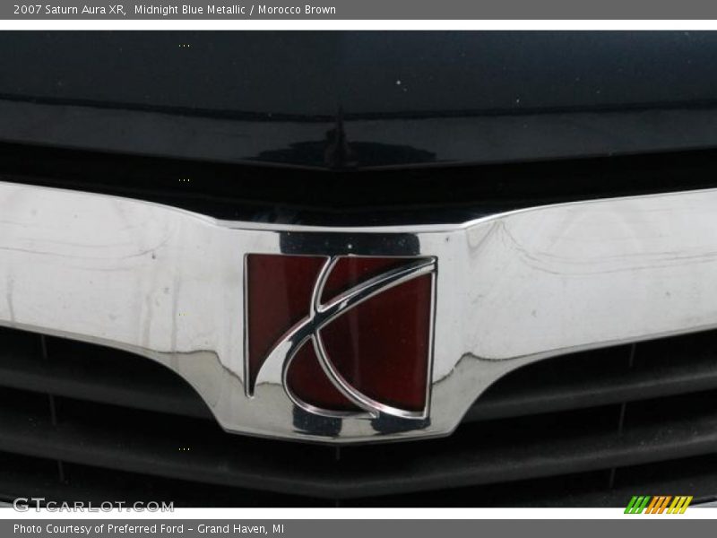 Midnight Blue Metallic / Morocco Brown 2007 Saturn Aura XR