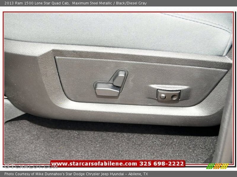 Maximum Steel Metallic / Black/Diesel Gray 2013 Ram 1500 Lone Star Quad Cab