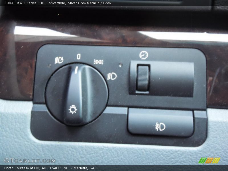 Silver Grey Metallic / Grey 2004 BMW 3 Series 330i Convertible