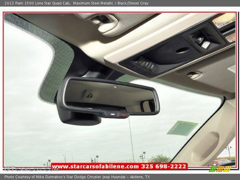 Maximum Steel Metallic / Black/Diesel Gray 2013 Ram 1500 Lone Star Quad Cab
