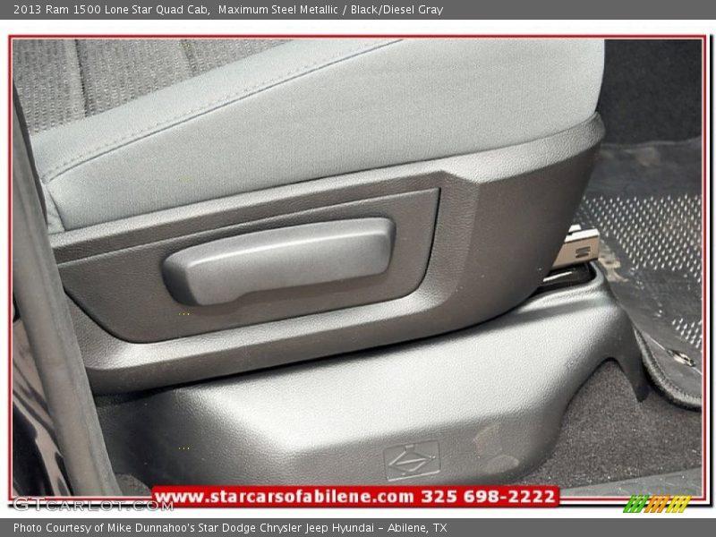 Maximum Steel Metallic / Black/Diesel Gray 2013 Ram 1500 Lone Star Quad Cab