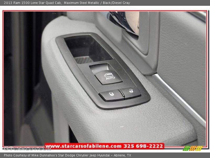 Maximum Steel Metallic / Black/Diesel Gray 2013 Ram 1500 Lone Star Quad Cab
