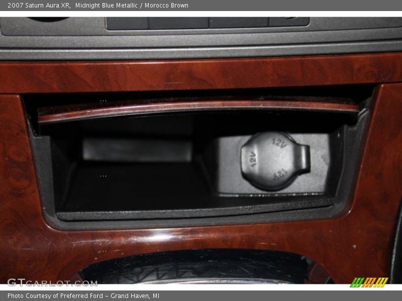 Midnight Blue Metallic / Morocco Brown 2007 Saturn Aura XR