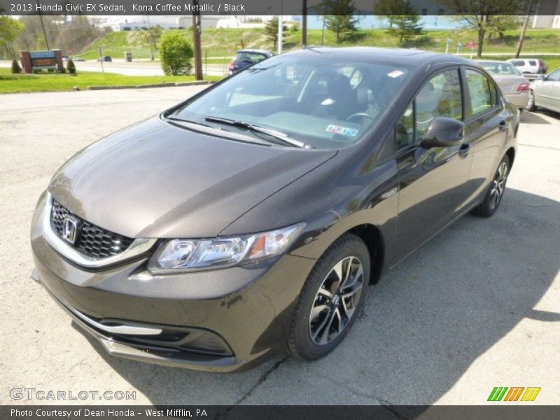 Front 3/4 View of 2013 Civic EX Sedan